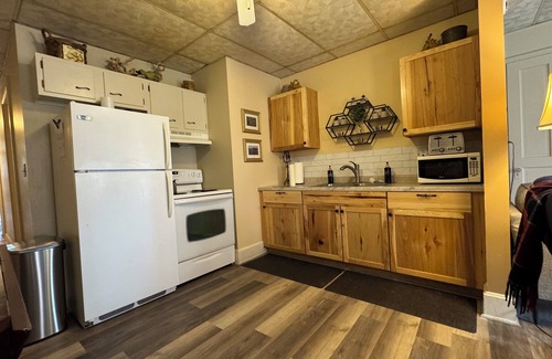 Galena Apartment | Two Bedroom Apartment Overlooking Main Street with One Designated Parking Spot