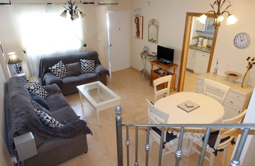 Gran Alacant House | Two bedroom, Three bathroom townhouse, wifi, aircon and sat tv, communal pool