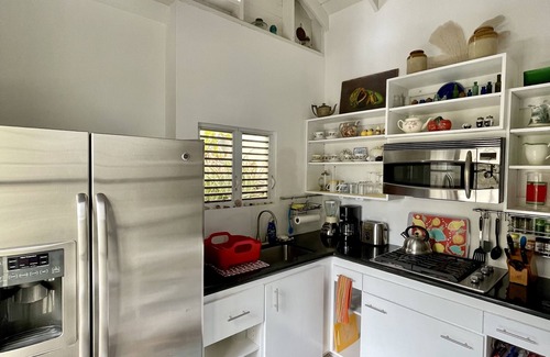Frigate Bay Cottage | Two for One! Charming Cottage on hillside with private lounge on Turtle Beach!