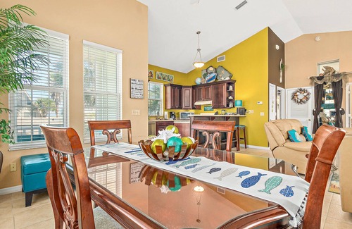 St. Augustine Beach House | Two-level home with partial ocean view, balcony, WiFi, & W/D - walk to the beach