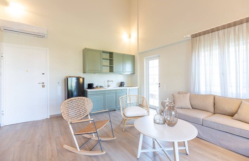 Psathopirgos Apartment | Two Olive Trees - "Olive" Apartment - 2 bedrooms - Sea View