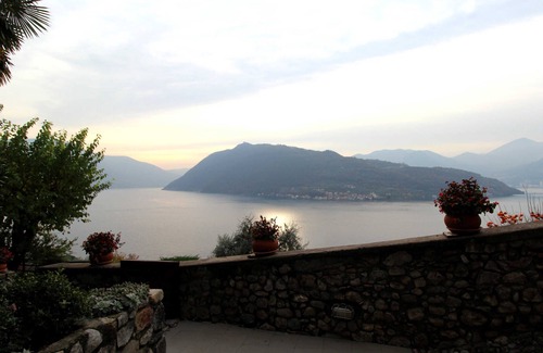Sale Marasino Apartment | Two-room apartment in Residence with swimming pool and panoramic lake view in Sale Marasino