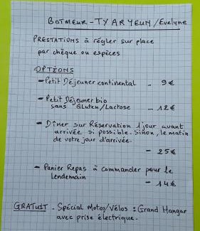 Botmeur Bed & Breakfast | Ty Evelyne 11 Kernevez BOTMEUR