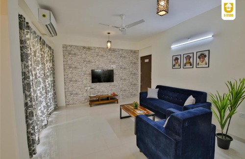 Anjuna Apartment | U-stays - 2 bhk, Pool view flat with WIFI in Anjuna
