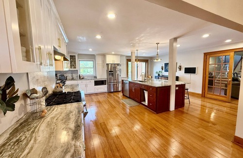 Fairport House | Ultimate Family Retreat:10-Acre, Heated Pool, Hot Tub & More