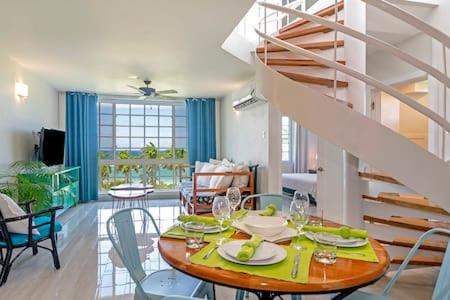 St.Bran's Burg Apartment | Ultra Modern 2BR Penthouse, Sleeps 5, Beach Front, Pool, Roof Patio, Montego Bay