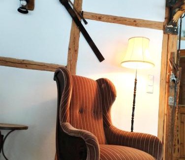 Sankt Andreasberg Bed & Breakfast | Unik Villa Brunnen Blick mit offenem Dachstuhl