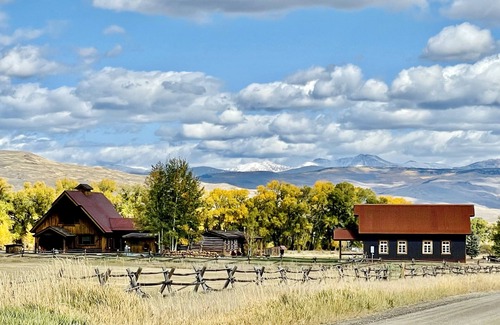 Gunnison House | Unique 40 AC Horse Friendly Ranch Renovated 1850 Miners Cabin w/3000 SF Addition