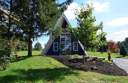 Witmer House | Unique A-Frame style home located near attractions in the Amish Country.