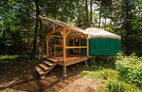 Chatham Cabin | Unique lodging in the wilderness. Off the grid location great place to disconnect and enjoy nature. Access via foot or other in wintertime.