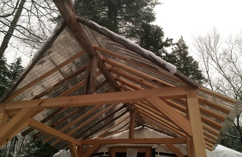 Chatham Cabin | Unique lodging in the wilderness. Off the grid location great place to disconnect and enjoy nature. Access via foot or other in wintertime.