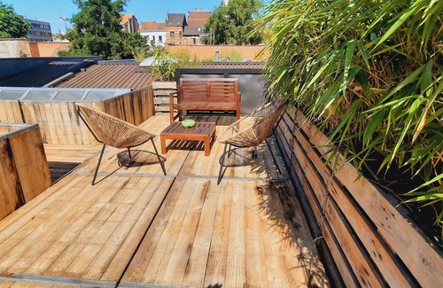 Sint-Jans-Molenbeek Condo | Unique loft with rooftop terrace