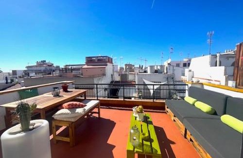 Sitges Town Center Apartment | Unique studio Apartment with amazing terrace Sitges centre beach