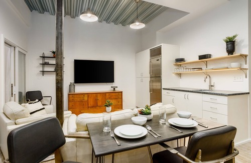 Downtown Anchorage House | Uniquely designed downtown getaway with ocean view, hot tub, patio, & WiFi