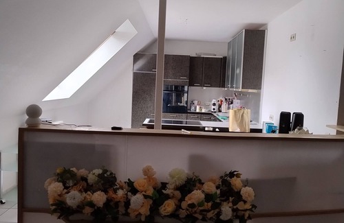 Ginsheim Apartment | Unser Raum wurde für ein unvergessliches Erlebnis geschaffen, bei dem Sie entspa