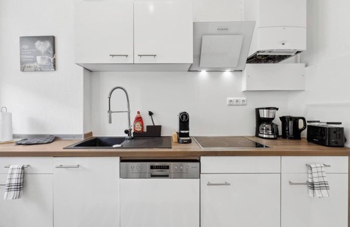 Center Apartment | Up to 6 people directly at the park