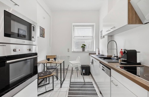 Center Apartment | Up to 6 people directly at the park
