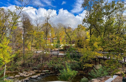 Fayetteville Condo | Updated dog-friendly condo with open-layout and central AC - near local trails