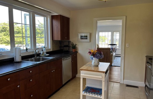 Hyannis House | Updated home with Ocean views, beach, central air, firepit & outdoor shower!