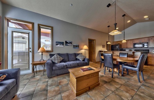 Sun Peaks Condo | Upper level 2 bedroom condo with courtyard view and easy access to ski runs