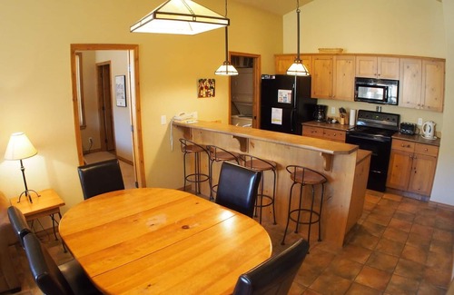 Sun Peaks Condo | Upper level 2 bedroom condo with courtyard view and easy access to ski runs