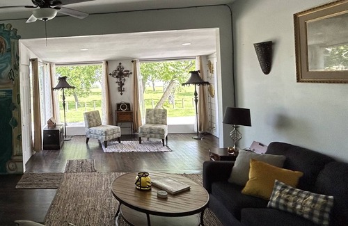 Bay Front To La Porte House | Upper Story Bay House! Relax and enjoy Sunrises and walk to Sylvan Beach!