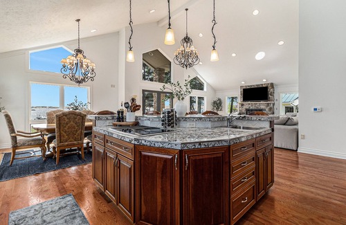 Silver Lake House | Upscale Lakefront Oasis: Private Dock, Dune Views, Firepit!