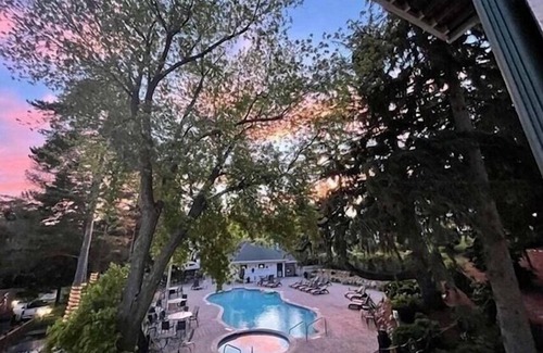 Elkhart Lake Villa | Upscale Waterfront and Pool View Condo!
