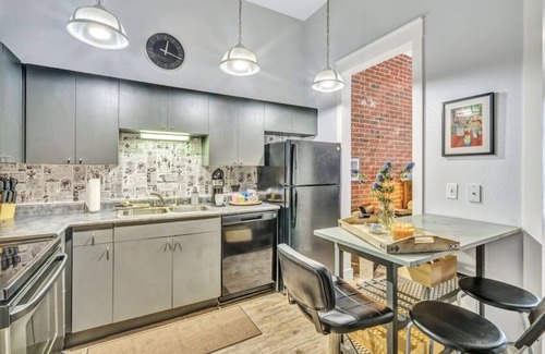 Plano Apartment | Urban Chic: Downtown Escape with Pool + Gym