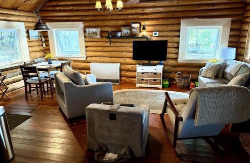 Portage Lake House | Charming Lakeside Cabin Bungalow with Timeless Rustic Beauty near Portage Lake in Maine