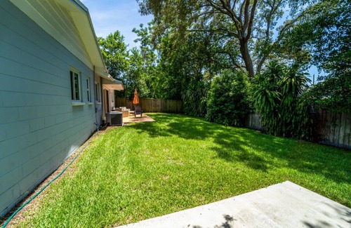 University House | USF Hideaway – Steps from USF & Moffitt, Pet-Friendly 3BR Home with Backyard