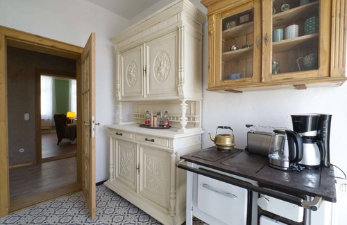 Annaberg-Buchholz Apartment | Vacation apartment Herrenzimmer with fireplace and terrace