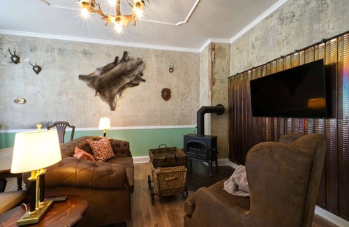Annaberg-Buchholz Apartment | Vacation apartment Herrenzimmer with fireplace and terrace