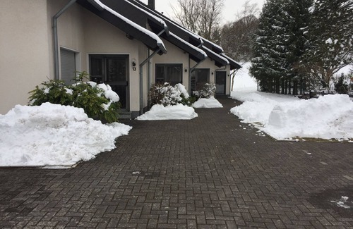 Usseln Condo | Vacation apartment Schamei with infrared fireplace, in the middle of nature