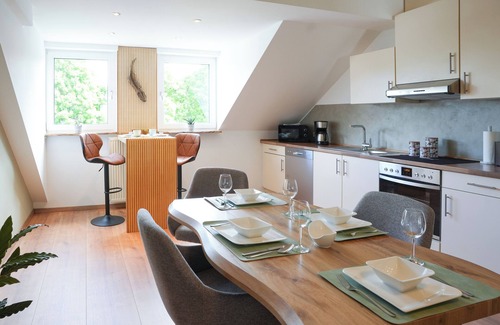 Biebelhausen Apartment | Vacation apartment Uferglück Cozy apartment directly on the banks of the Saar