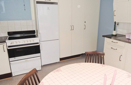 Knared Apartment | Vacation home in Knäred, Halland, only 30 m from the river Venne with fishing possibilities.