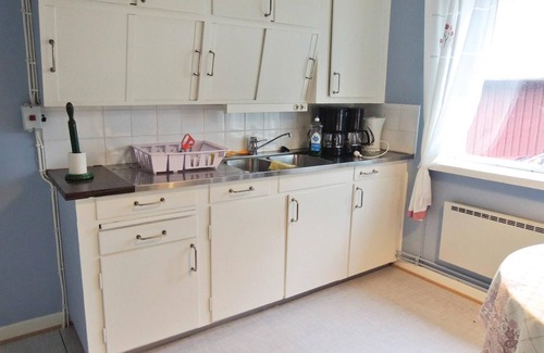 Knared Apartment | Vacation home in Knäred, Halland, only 30 m from the river Venne with fishing possibilities.