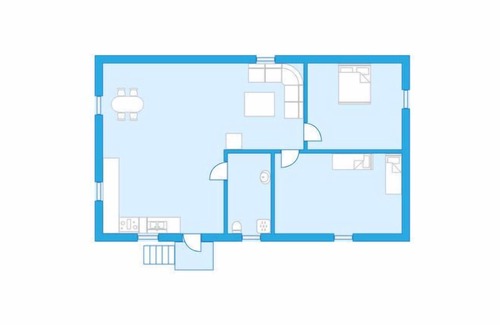Segmon House | Vacation home Uddersrud (VMD088) in Segmon - 4 persons, 2 bedrooms
