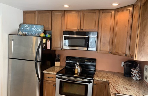 Townsend's Inlet Condo | Views! Big wrap around deck w/views of the bay & sunset & still close to beach!