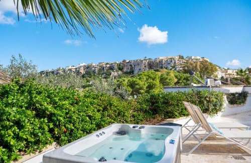 Santa Maria Estate Villa | Villa Alexandra: Sea Views Pool Jacuzzi Sauna