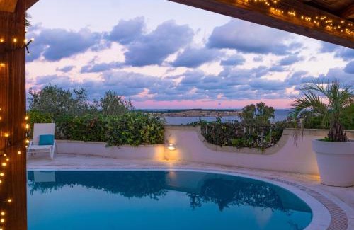 Santa Maria Estate Villa | Villa Alexandra: Sea Views Pool Jacuzzi Sauna