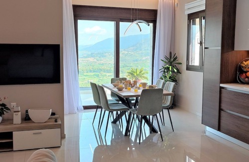 Exopoli Villa | Villa ArGia with private pool and terraces with mountain & sea views in Chania
