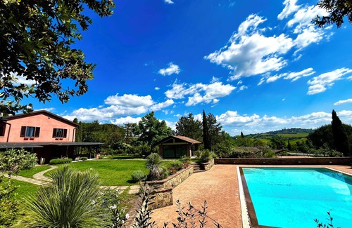 San Gimignano Villa | Villa Barbarella with pool and tennis court