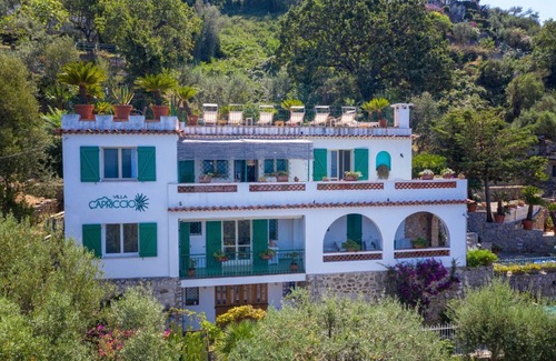 Massa Lubrense Villa | Villa Capriccio - Sorrento Peninsula Villa by the sea with Swimming pool