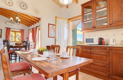 Santa Maria del Cami Villa | Villa Cas Frares with private pool and a big garden in an idyllic location