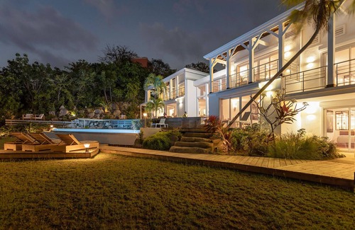 Anse Marcel Villa | Villa Caye Blanche, 7 bdrms, spectacular view!