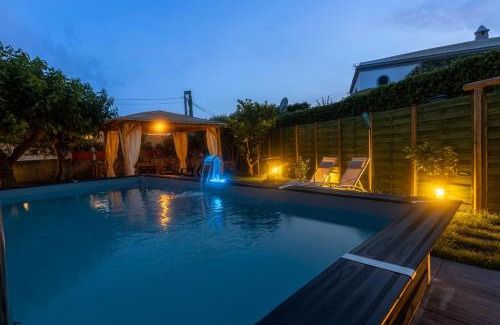 Forio Villa | Villa Conchiglia blu con piscina