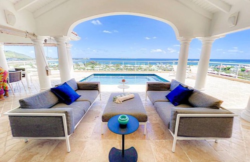 Orient Bay Villa | Villa d'Este, sublime view on Orient Bay, 950 m from the beach