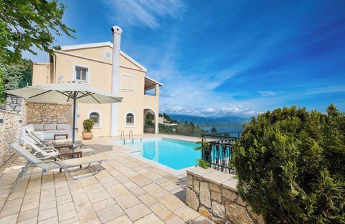 Petaleia Villa | Villa Genna ✿ Endless Views Over Kalami bay – Where the Sky Meets the Sea