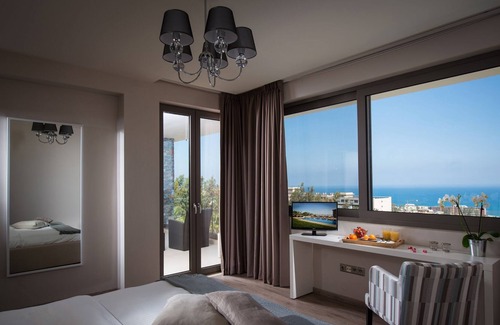 Koutouloufari Villa | Villa Hersonissos with sea view, private heatable pool, near sandy beach